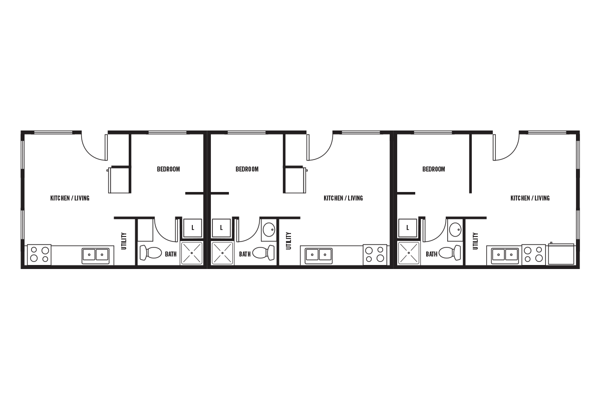 Floor Plan Triplex